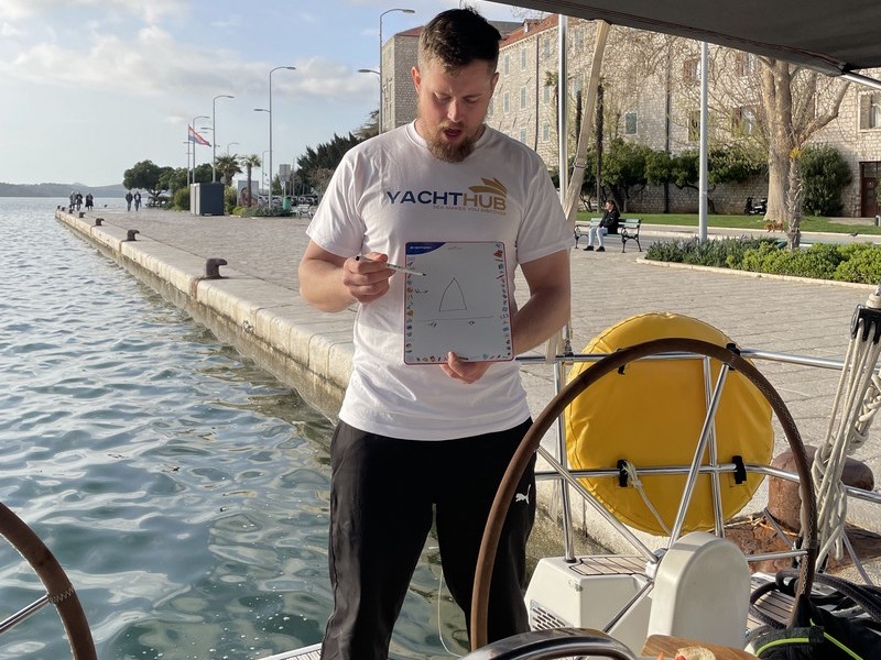Jak probíhá praktický kurz - Teorie na lodi